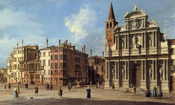 Venecia clásica Painting - santa maría zobenigo Canaletto Venecia